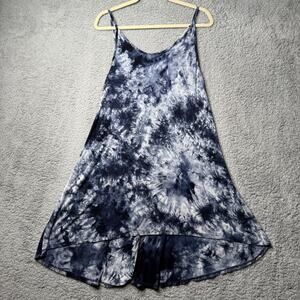 Cookies Hawaii Dress Womens Large Tie Dye Strappy